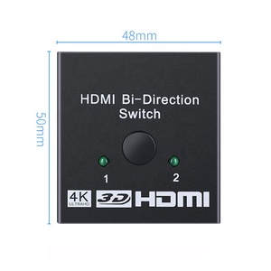 <strong>2</strong> to <strong>1</strong> HDMI Bi-Direction <strong>Switcher</strong> New Dual <strong>2</strong> Ports 4K HDMI <strong>2</strong>.0 Bi-Directional 2x1 1x2 Switch <strong>Splitter</strong>