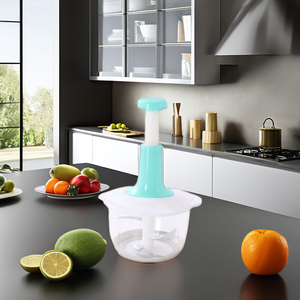 Fabrika doğrudan Mini basın manuel makine sebze dilimleme kesici ve itme el soğan kıyıcı - Product Image 1
