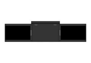 Triple Portable Monitor <span class=keywords><strong>13</strong></span>,3 Zoll Doppel 1920 * 1080px LCD für Multi-Display-Share-Design-Edit-Live usw. Dual-Bildschirm für Laptop - Product Image 5