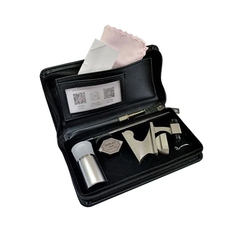 Kit di identificazione dei gioielli borsa strumento diamante gemma valutazione valutazione strumenti di smistamento lente d'ingrandimento iscrizione lente di ingrandimento Lysuz