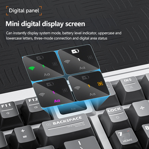 Hot-Swappable Full-<strong>Key</strong> Anti-Collision Multi-<strong>Function</strong> Display Screen Gaming Mechanical <strong>Keyboard</strong> Three-Mode Full-<strong>Key</strong> - Product Image 4