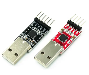 (Alta qualità) CP2102 USB 2.0 a UART TTL 5pin 6pin connettore modulo USB a TTL seriale Converte CP2102 rosso Biack - Product Image 3