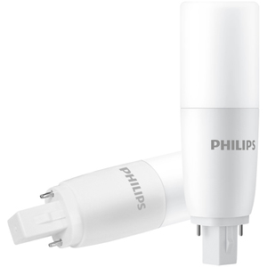 Philips Lamp Two-pin <strong>LED</strong> Plug Tube G24D Replaces PL-C Super Bright 2P Energy-saving Downlight Bulb Horizontal Insertion Tube - Product Image 1