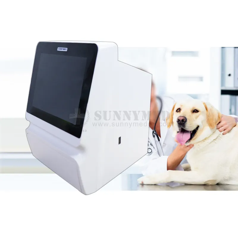 Analizzatore chimico veterinario del chirurgo animale della clinica dell'animale domestico SY-B175V analizzatore biochimico completamente automatico e in tempo reale per il veterinario