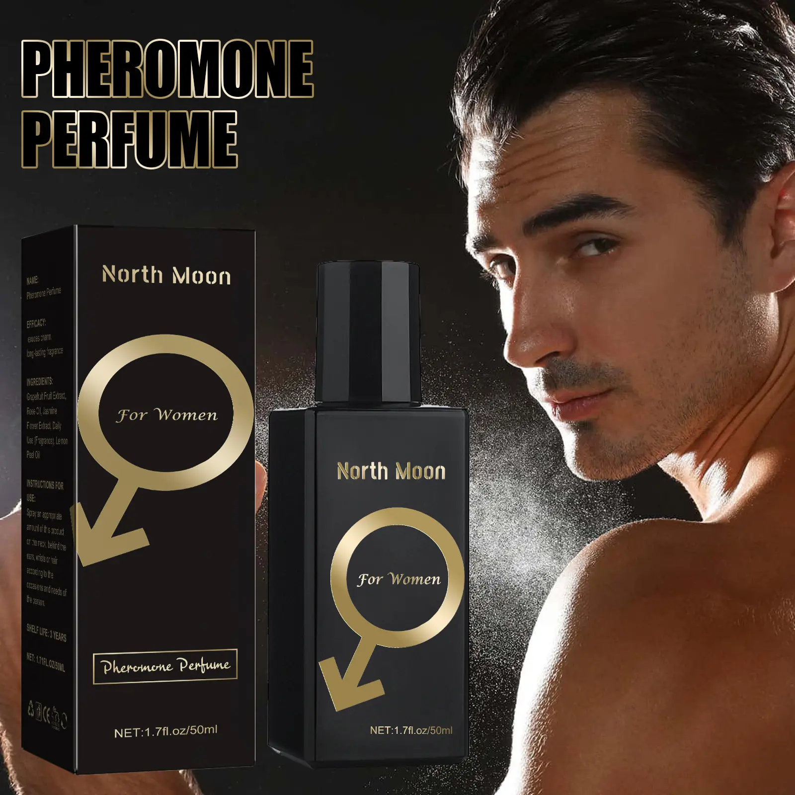 Kuzey ay doğal koku çift kalma ferahlatıcı erkekler kadınlar lüks parfümler Originales Al Por Mayor parfüm