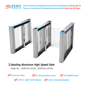 SEWO Auto elettronica in lega di alluminio cancello girevole porta tornello RFID lettore di schede per pedoni sistema di controllo di sicurezza di accesso - Product Image 4