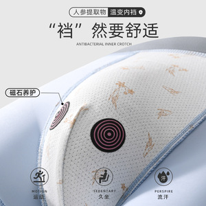 批发高品质夏季男士冰丝内裤舒适无痕透气薄款中腰平角裤