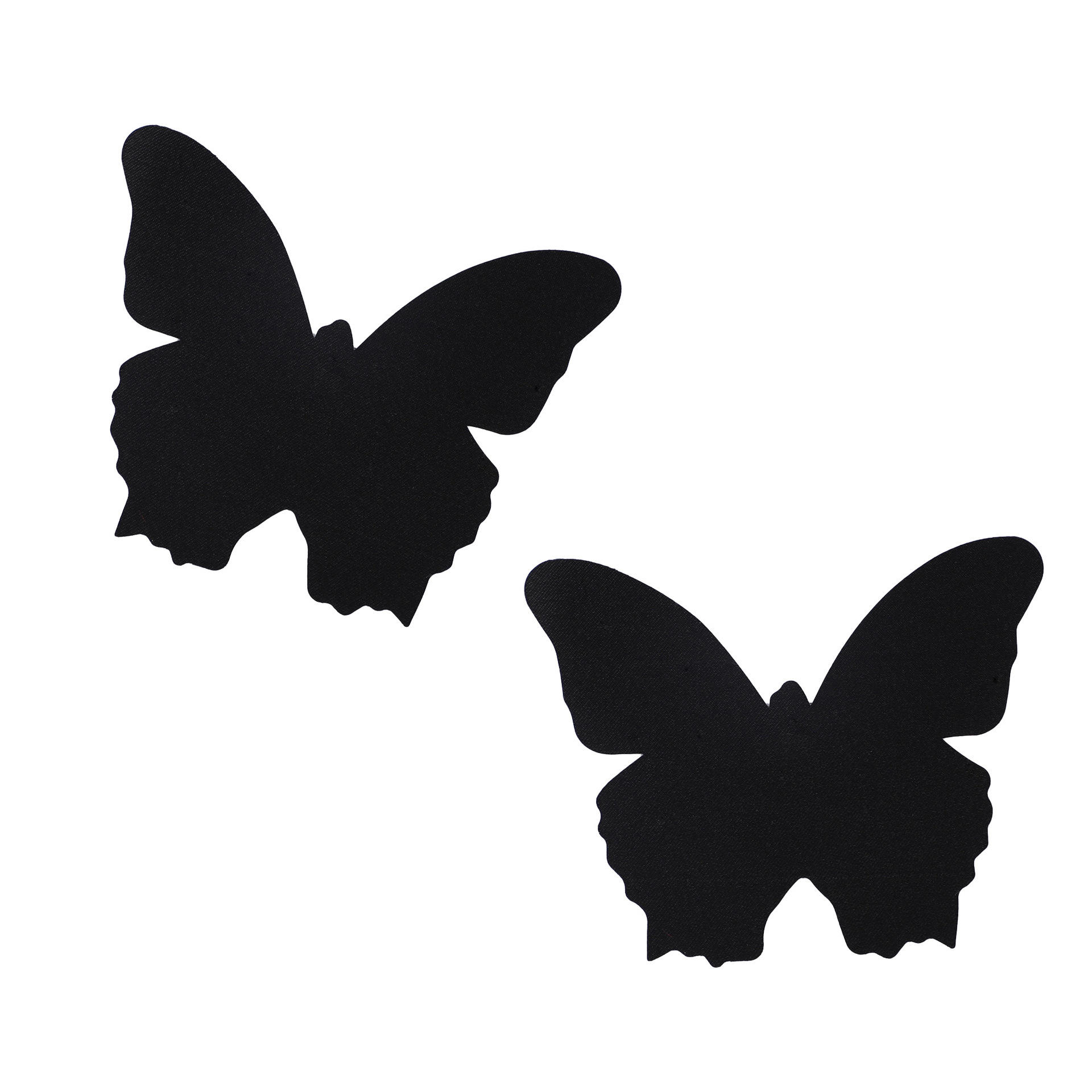 Butterfly-shaped Black
