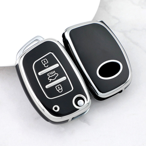 เคสกุญแจรถ TPU แบบนิ่มพรีเมี่ยมสำหรับ IX25 Hyundai IX35 MISTRA Elantra Tucson Sonata Versa พวงกุญแจกระเป๋า - Product Image 4