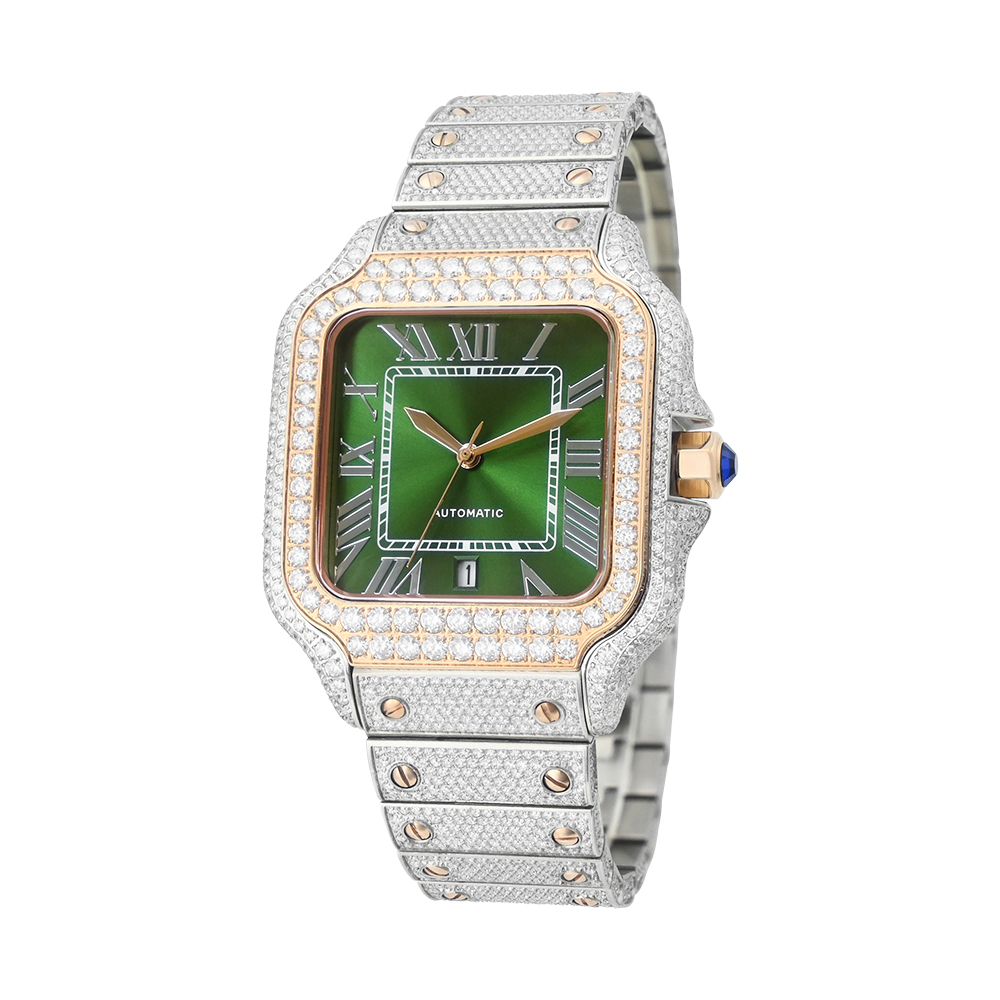 two tone-green dial