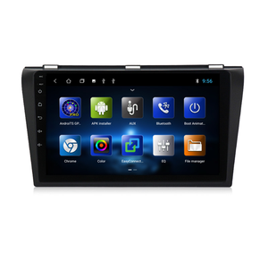แอนดรอยด์4คอร์ระบบ GPS นำทางรถยนต์มัลติมีเดียพร้อมหน้าจอสัมผัสเครื่องขยายเสียงแดชบอร์ดแบบพกพาสำหรับ MAZDA 3 2004-2013
