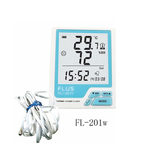 Pantalla LCD a color Retroiluminación Sensor de temperatura y humedad Medidor Termohigrómetro digital Termostato Termómetro e higrómetro - Product Image 6