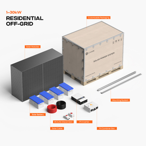 Sunark新产品太阳能系统10Kw 20Kw 30Kw家用离网太阳能系统全套 - Product Image 2