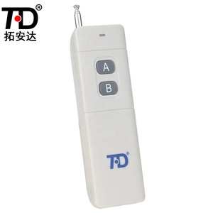 Trasmettitore e ricevitore RF T80 interruttori di controllo remoto a 2 pulsanti telecomando 24v a lungo raggio 315/433mhz - Product Image 5