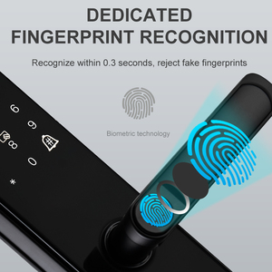 Interior Tuya ttlock Control remoto Biométrico Huella digital Contraseña sin llave Cerradura inteligente