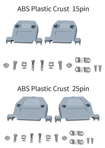 DB9 DB15 DB25 PIN Serial Port Connector หญิงชายเชลล์ซ็อกเก็ตโลหะหัวปลั๊ก 2 แถวทองแดง COM อะแดปเตอร์ซ็อกเก็ต RS232 DP Joint - Product Image 4