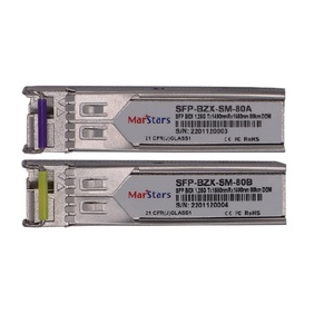 Proveedor de fábrica priceV SFP bidi 80km LC WDM modo único 1310 1490 módulo SFP módulo transceptor óptico para FTTH - Product Image 2