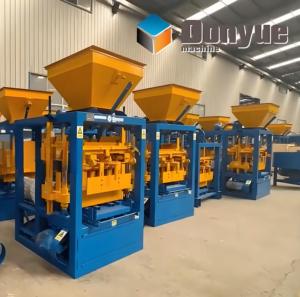 Modello 4-24 macchina per la fabbricazione di mattoni macchine per la produzione di mattoni per la vendita in Zimbabwe automatizzato ad alta capacità di mattoni in calcestruzzo pressa