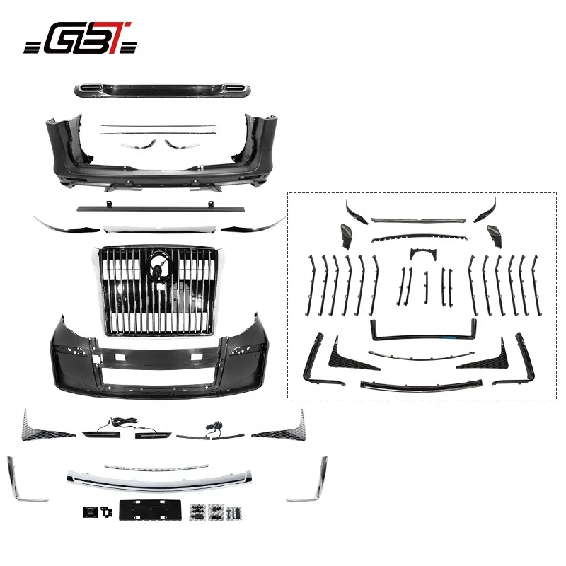 GBT yeni araba oto parçaları ön arka tampon büyük ızgara V sınıfı vücut kiti için 2016-on mercedes-benz benz V W447 Viano/Vito Metris modeli