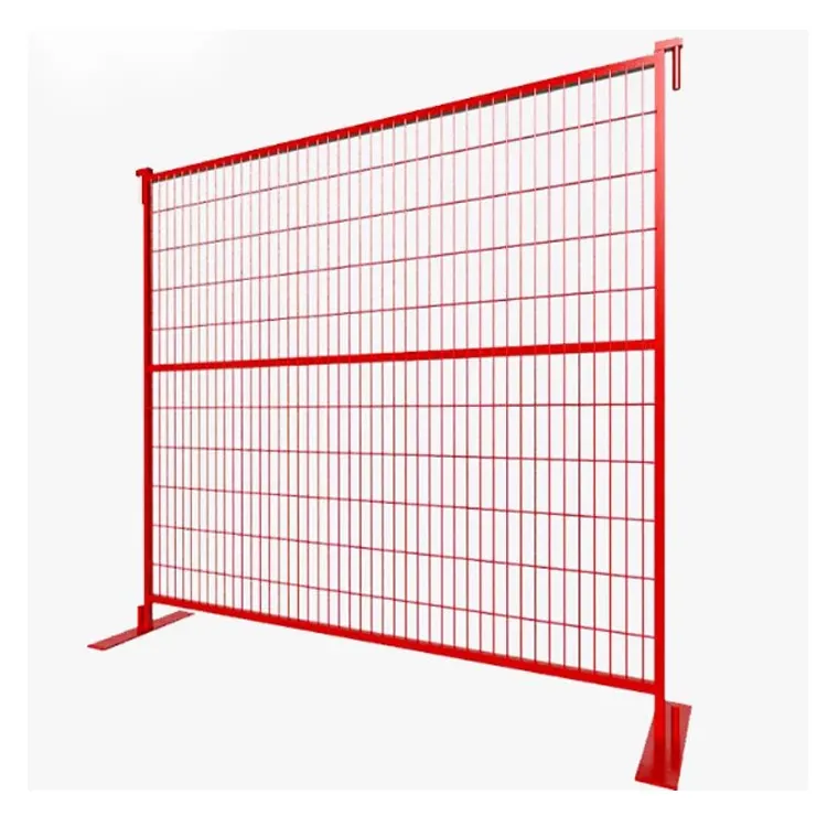 Clôture temporaire d'occasion amovible galvanisée populaire et bon marché panneaux de clôture temporaire galvanisés Offre Spéciale