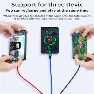 3 in 1 5A süper hızlı şarj olan USB kablosu hızlı şarj 8 Pin mikro USB C tipi kablo - Product Image 2