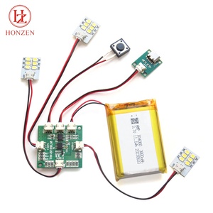 PCB ขนาดเล็กแบบชาร์จไฟได้พร้อมโมดูลไฟ LED SMD 18ชิ้น - Product Image 1