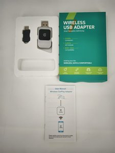 グローバル認定デュアルUSB-CarPlayアダプター-BTチップセット承認、2ms低レイテンシ、IOS 18 + & Android 14互換 - Product Image 4