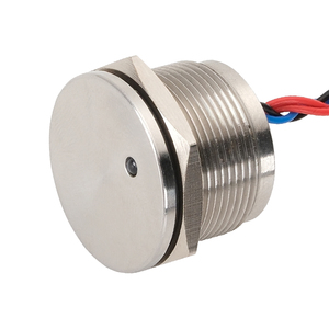 Interruttore a pulsante autobloccante in acciaio inossidabile con anello luce impermeabile e rilevamento della pressione IP68 Max. Voltaggio 24V - Product Image 5