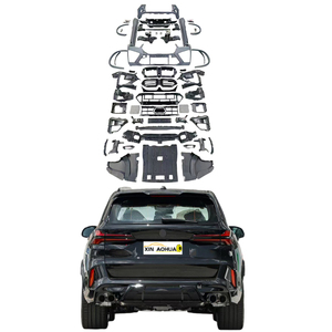 2024 son araba X5g05 tampon BMW <span class=keywords><strong>X5</strong></span> G05/18(2023 +) yükseltilmiş body gövde kiti ön ve arka tampon yan etek grille