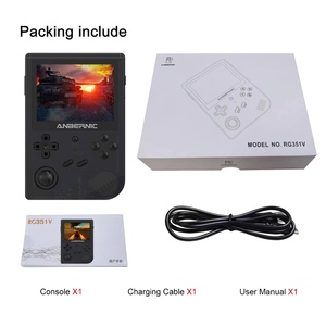 Factory Direct Christmas Gift 5 Inch RG351V Open Source System Retro Video <strong>Games</strong> Handheld <strong>Game</strong> Console for PS1 Kids Gift