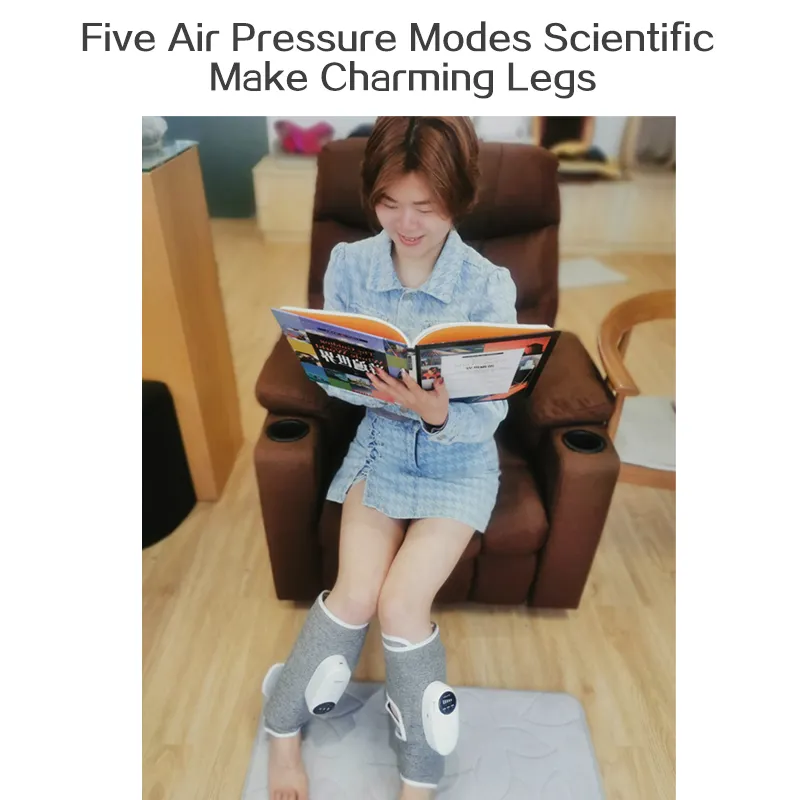 En çok satan elektrikli Shiatsu ayak bacak hava masajı isı ve kablosuz masaj bacaklar