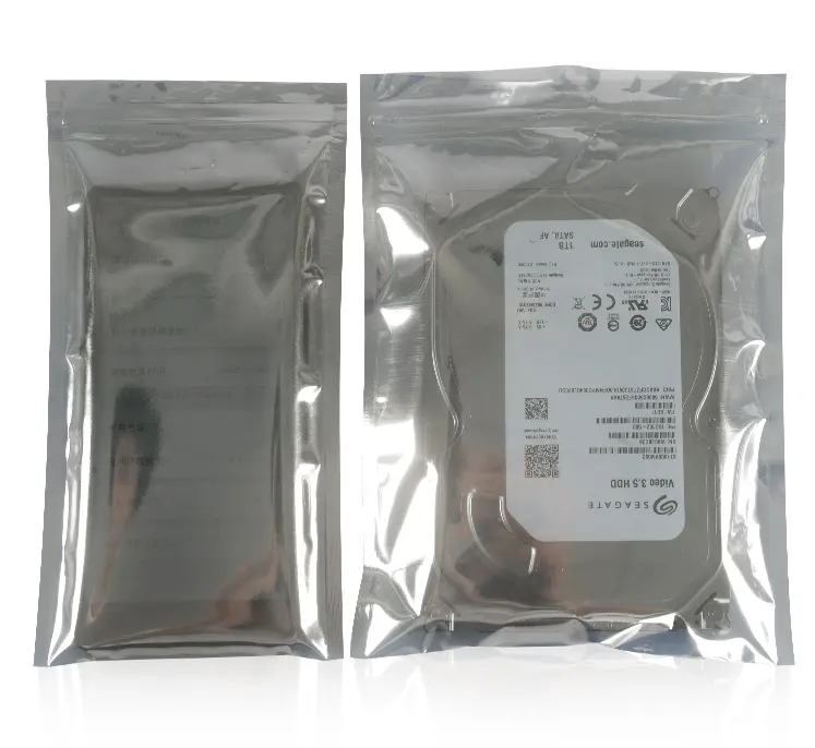 Esd Anti Static Shielding Bags Hard Disk Drive Packaging Waterproof Self Seal Antistatic