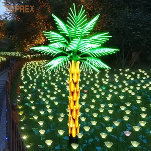 Noel dekorasyon palmiers lumineux sahte led ışıklı açık palmiye ağacı - Product Image 4
