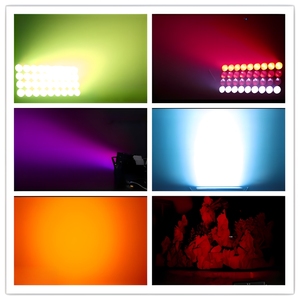 MITUSHOW 4in1IP65防水屋外LEDプロジェクションライト27x20wRGBWシティカラーウォッシュビーム効果 (アルミニウムランプボディ付き)