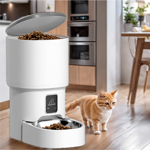 Phổ biến giá rẻ 4L công suất lớn tự động hẹn giờ cho ăn kiểm soát ứng dụng bền ABS thông minh Pet <span class=keywords><strong>Feeder</strong></span> cho bận rộn chủ sở hữu vật nuôi - Product Image 5