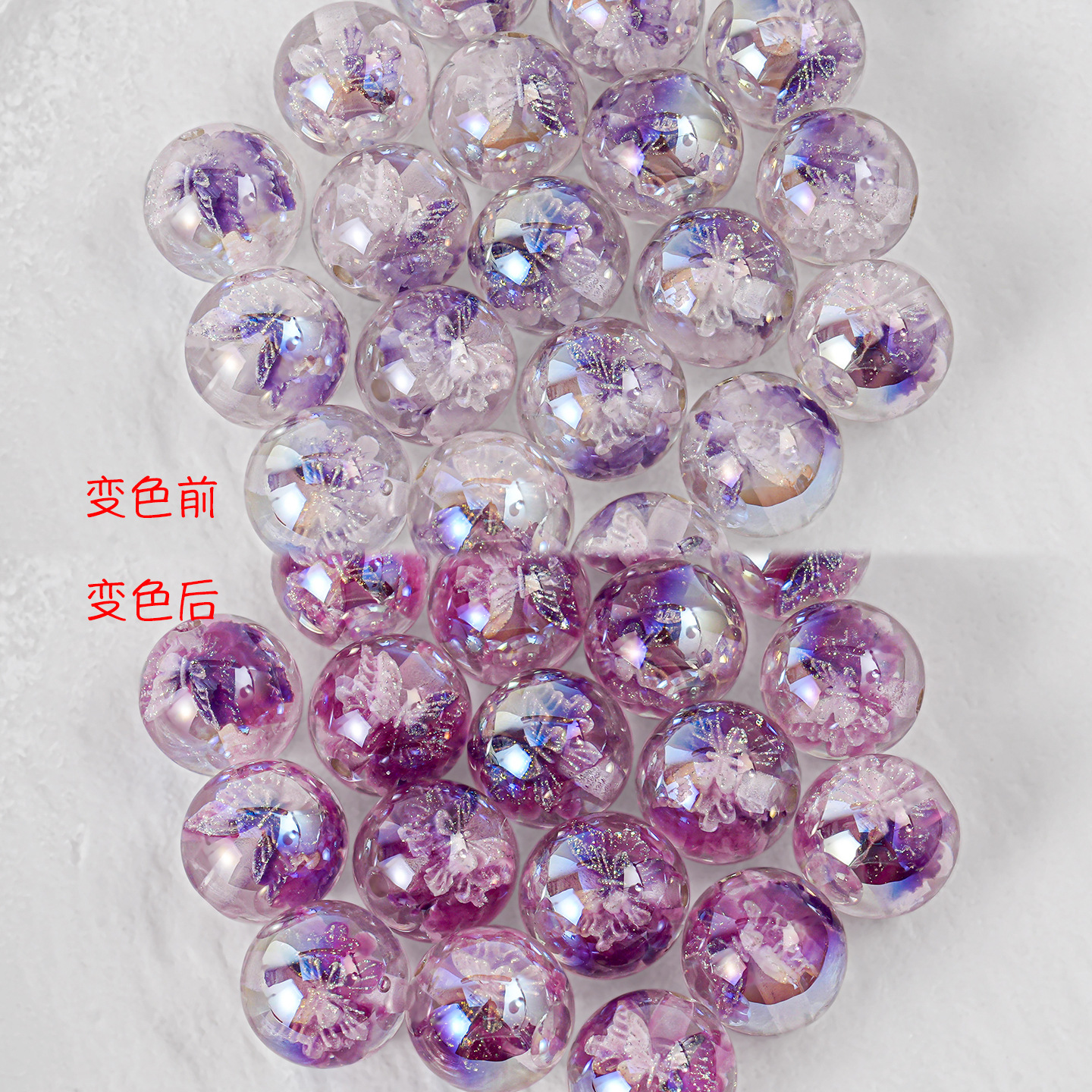Rose et violet