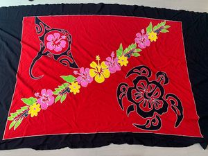 Premium Handpainted Colorful <strong>Sarong</strong> Beach Wear for Adults Premium Rayon Material From Indonesia - Product Image 3