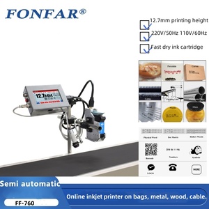 12.7mm <strong>Variable</strong> Expire Date Qr <strong>Code</strong> Series Number Automatic Online Coding Machine Batch Printing Inkjet Printer - Product Image 2