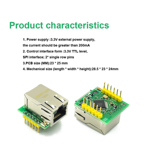 El módulo Ethernet W5500 TCP/IP es compatible con la interfaz de red WIZ820IO - Product Image 2