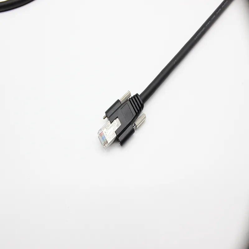 Dados transmissão gige CAT6 rede cabo RJ 45 plug Ethernet adequado para CCD industrial câmera 3 5 8 10 15 20 metros