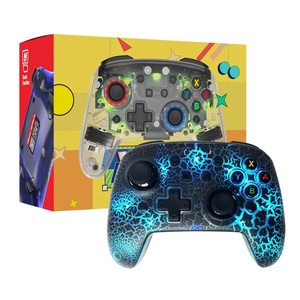 Popular Multifunction <strong>Controller</strong> Precision Sensor Black Crack Led Light Gamepad for Nintendo Switch/light/OLED/Android/IOS - Product Image 1