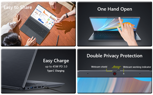 Wholesale Intel N95 15.6 Inch <strong>Notebook</strong> <strong>Computer</strong> New 1920*1080P 12GB+256 ROM Netbook Two Type-C Cheap Prices Wireless Features - Product Image 6