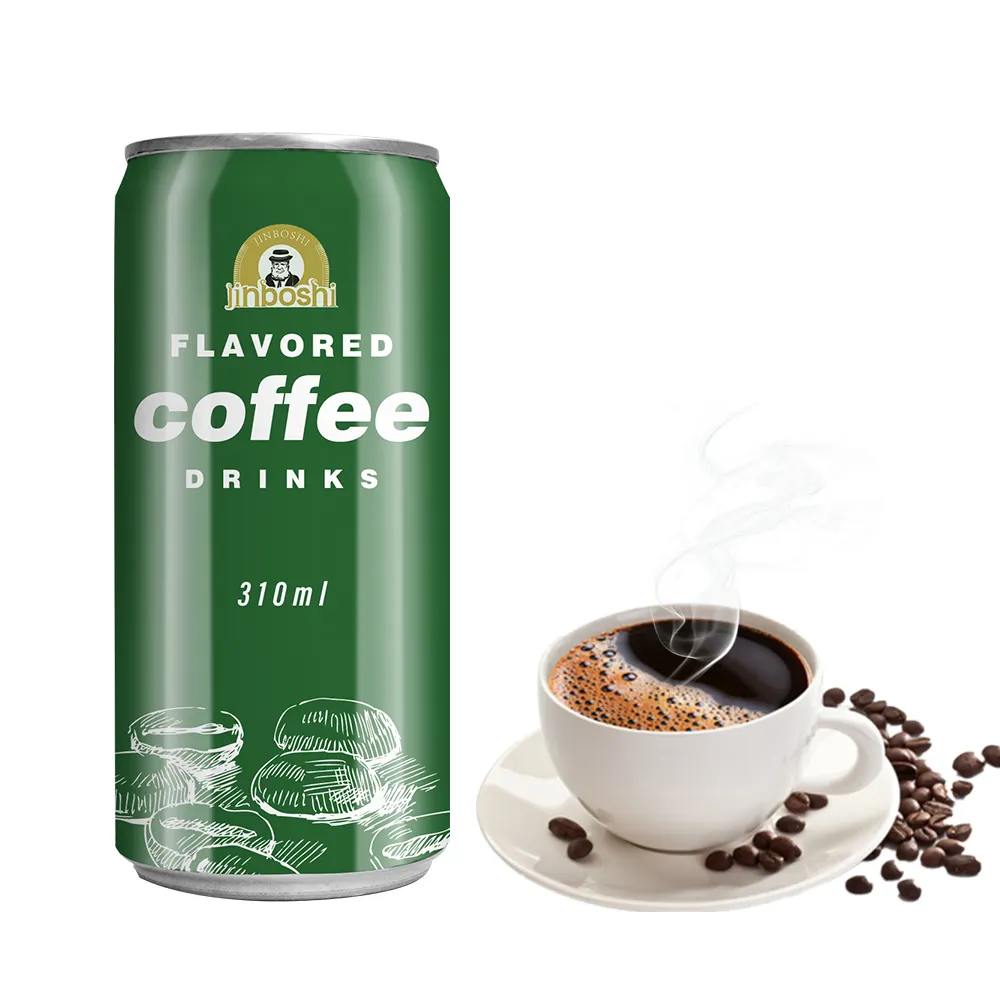 أفضل مشروب جاهز في الصين علبة ألمنيوم قهوة كولومبية يابانية النكهة مشروب قهوة أسود للطاقة للتخسيس