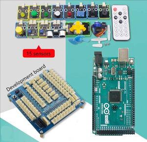 Ar-duino mega2560 Placa de desarrollo KF2560 módulo de expansión Kit de aprendizaje de programación original Sensor de dispositivo de adquisición de datos USB - Product Image 5