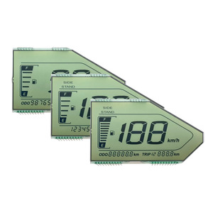 Özel segmentli lcd ekran ucuz fiyat HTN pozitif 4.5v segment görüntüler ekran lcd 7 monokrom segmentli lcd ekran