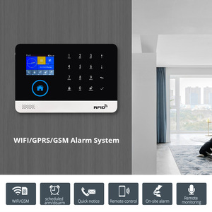 4G图雅无线WIFI触摸屏GSM GPRS烟雾防盗射频识别安全报警系统 - Product Image 4