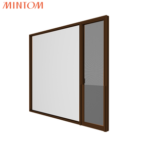 Mintom ultimo design telaio stretto finestre di inclinazione e rotazione in alluminio con zanzariera inclinabile e tornate antivento