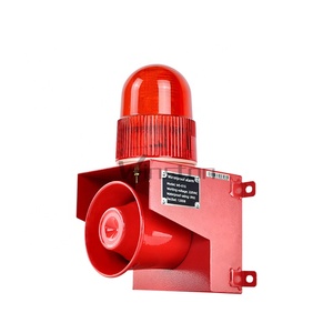 Alarma de combinación de sonido impermeable IP67 120DB, WS-01G, zumbador electrónico, alarma visual auditiva para automóviles y barcos - Product Image 1