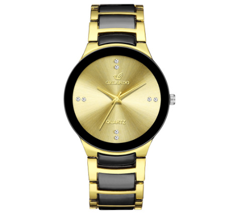 Mens gold-faced single hs2512-006-01