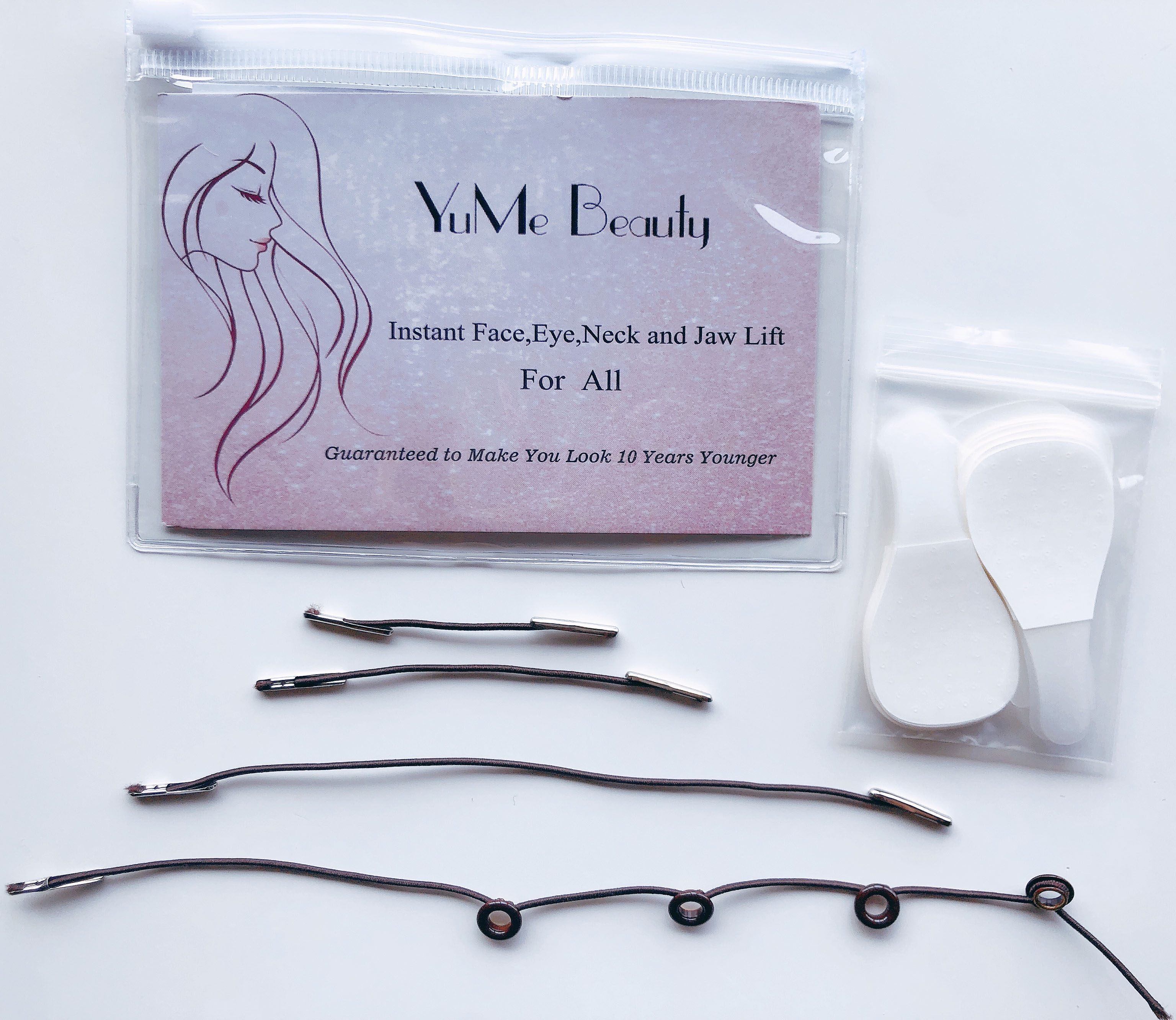 Kit de 40 rubans ronds marron